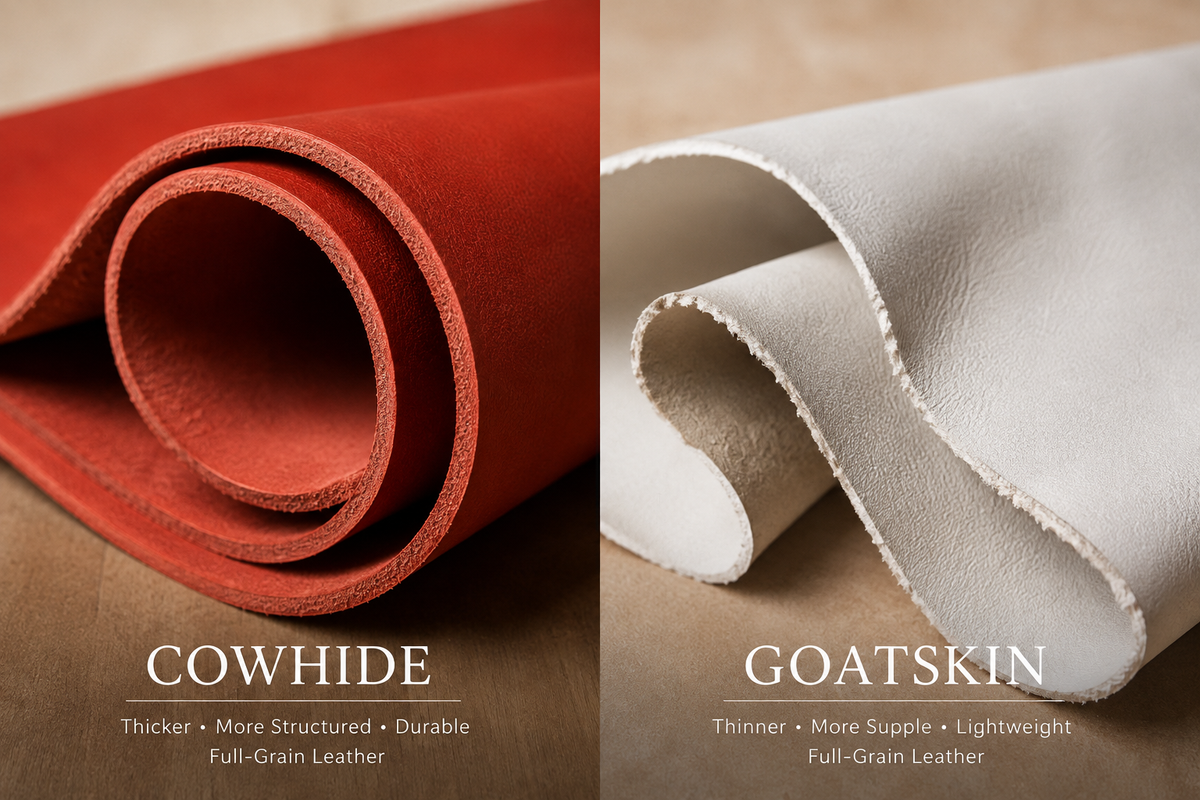 Cowhide vs. Goatskin Leather: What’s the Difference?