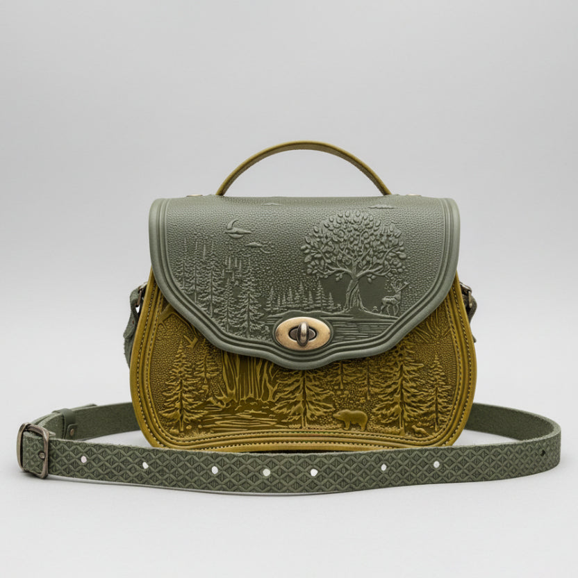 CALYPSO olive/cognac