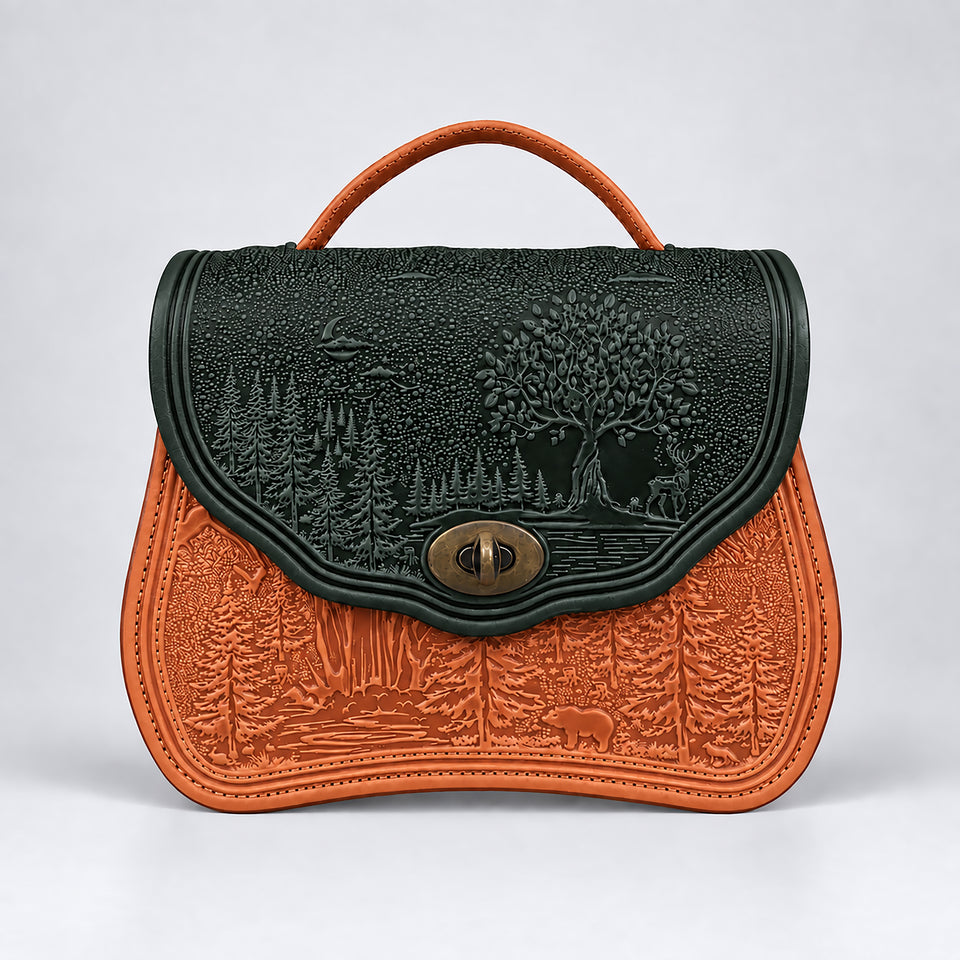 CALYPSO abyss green / cognac