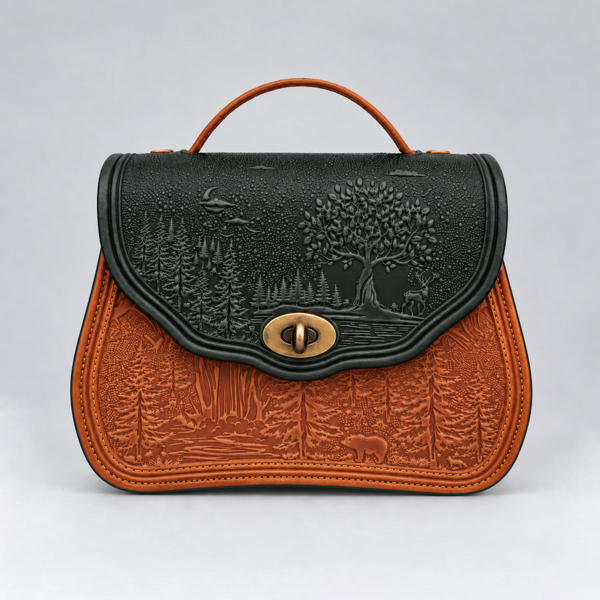 CALYPSO abyss green / cognac