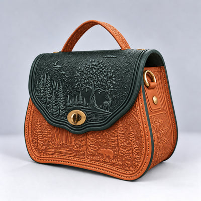 CALYPSO abyss green / cognac