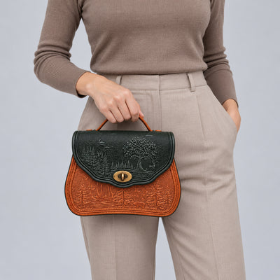 CALYPSO abyss green / cognac