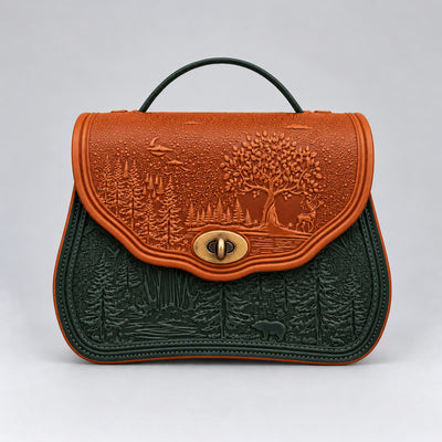 CALYPSO cognac / abyss green