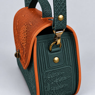 CALYPSO cognac / abyss green
