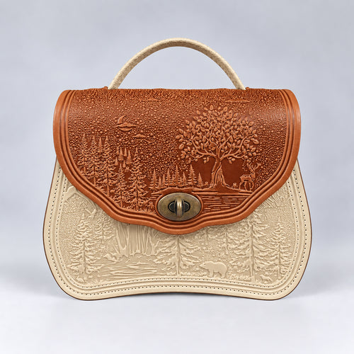 CALYPSO cognac / ivory