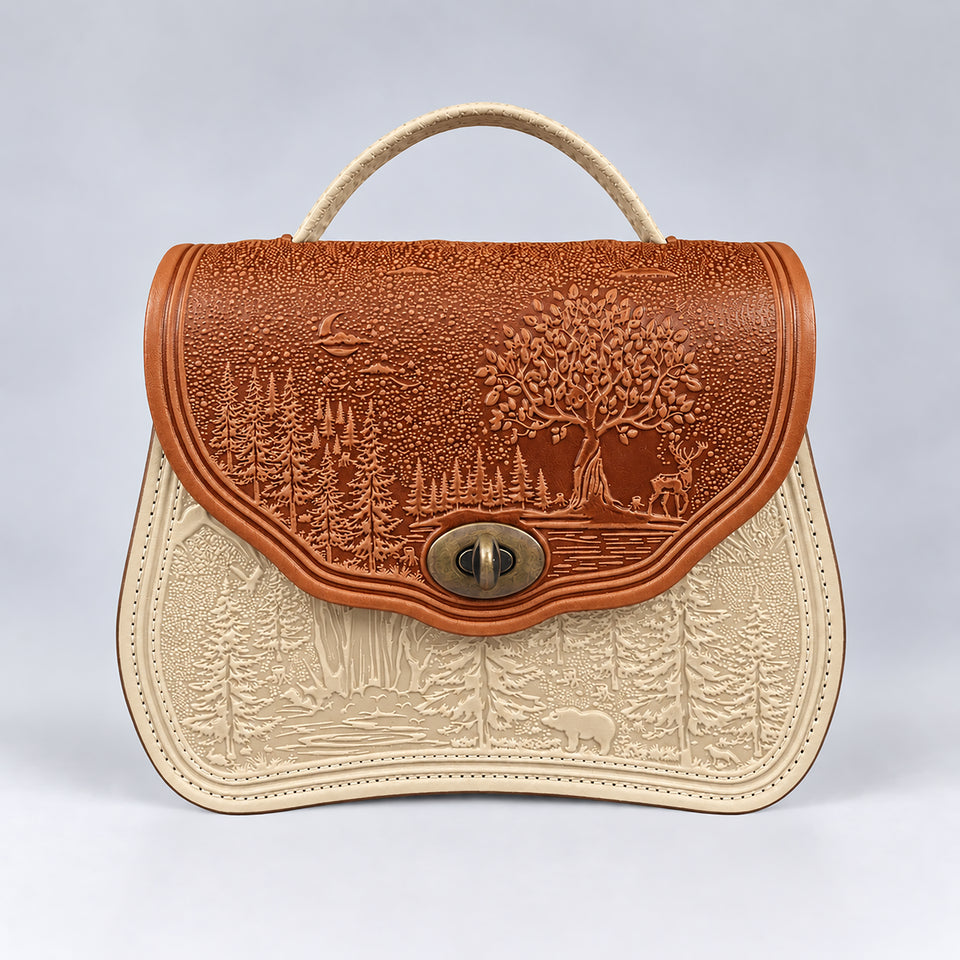 CALYPSO cognac / ivory