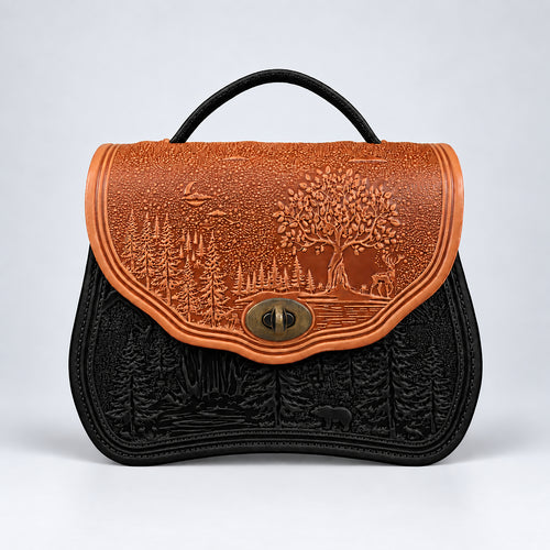 CALYPSO cognac / noir