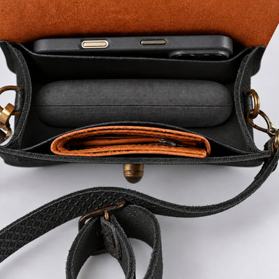 CALYPSO cognac / noir