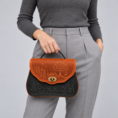 CALYPSO cognac / noir