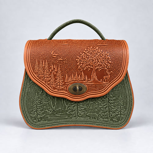 CALYPSO cognac / olive