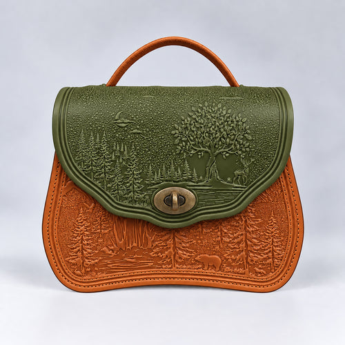 CALYPSO olive / cognac