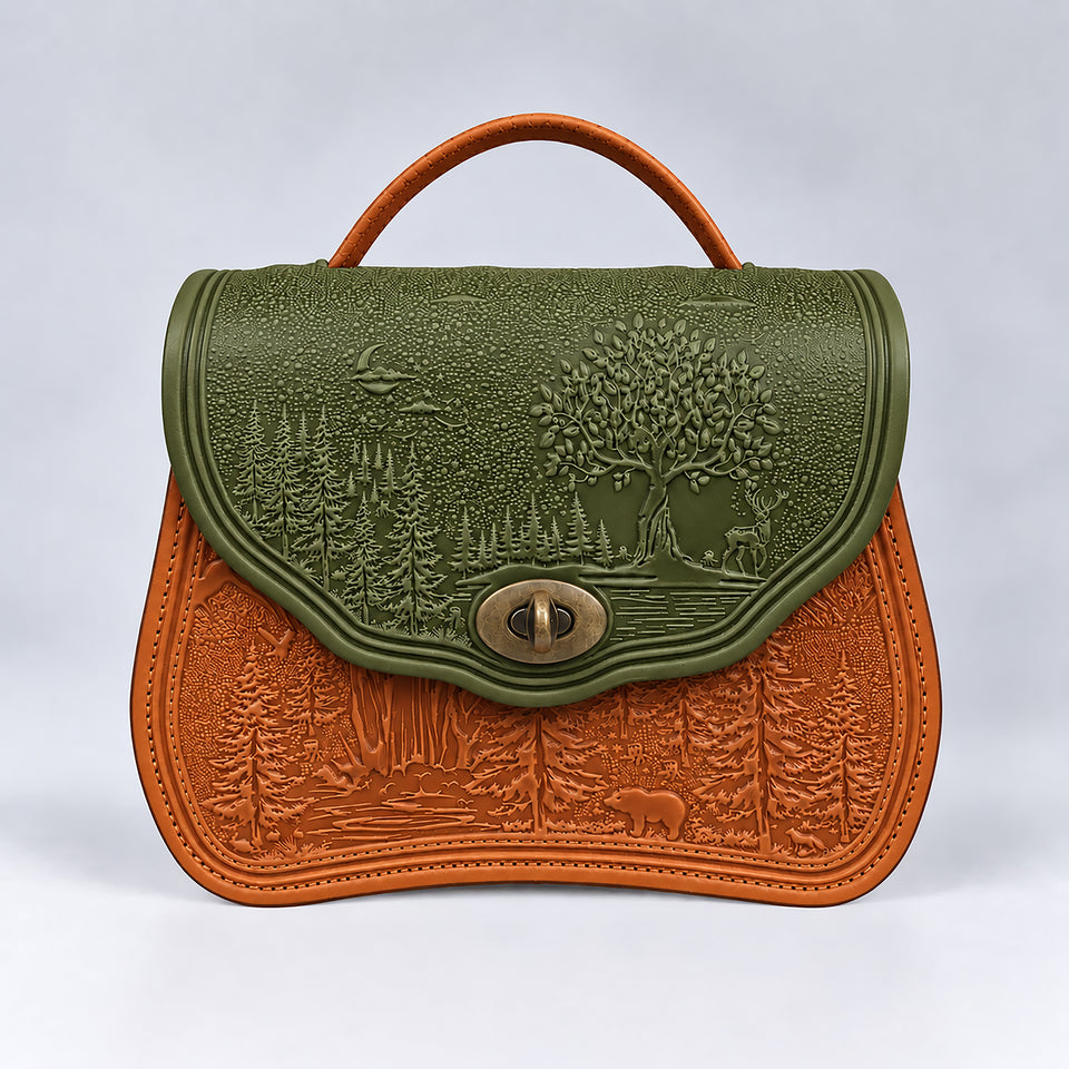 CALYPSO olive / cognac