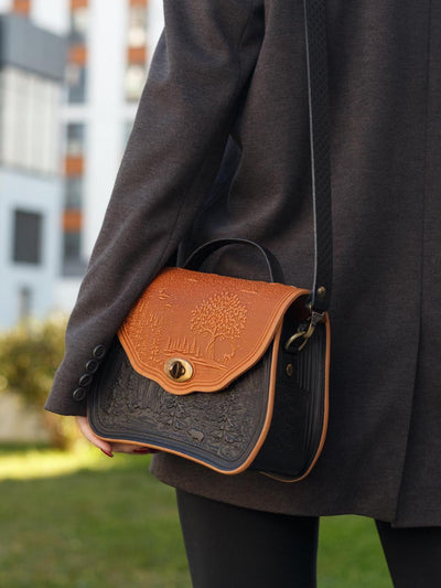 CALYPSO cognac / noir
