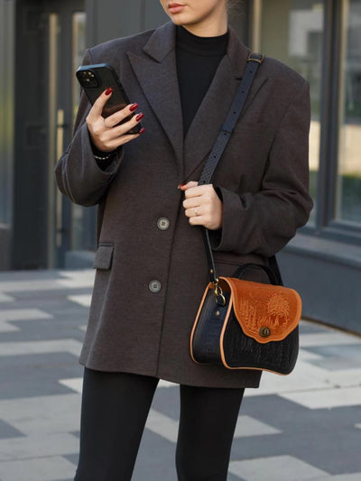 CALYPSO cognac / noir