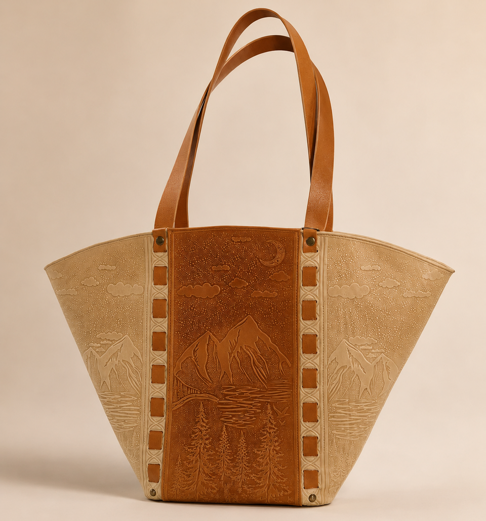 CAMELLIA cognac / ivory