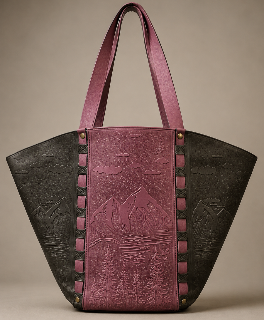 CAMELLIA purple/black