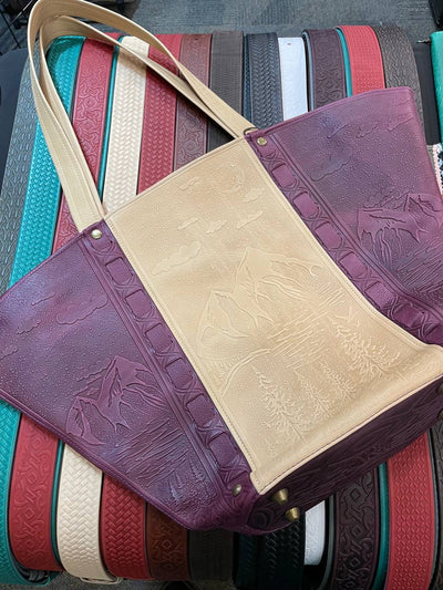 CAMELLIA ivory / mulberry