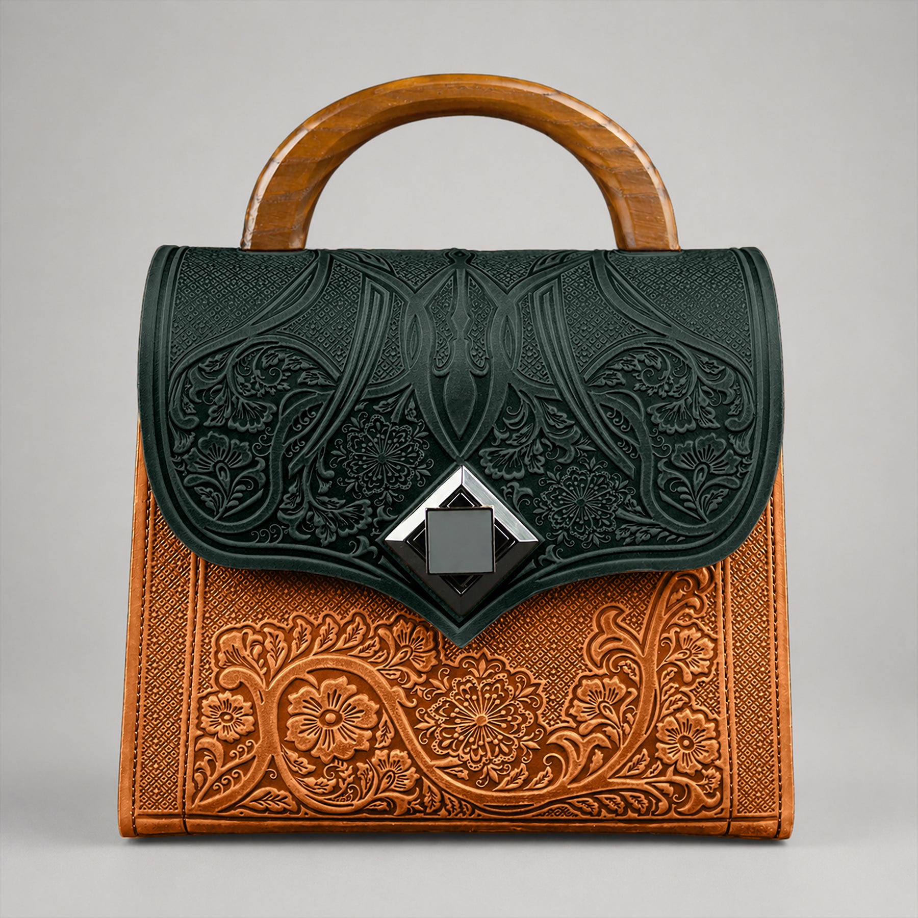 DIAMANTIS abyss green / cognac