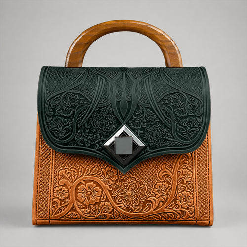 DIAMANTIS abyss green / cognac
