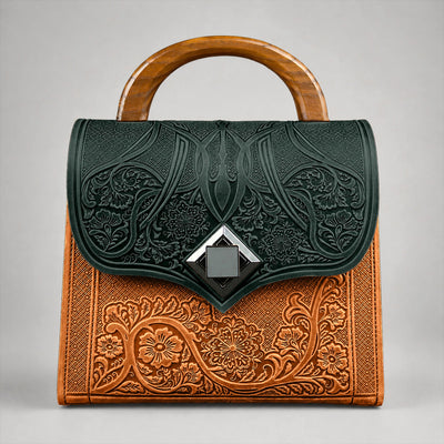 DIAMANTIS abyss green / cognac