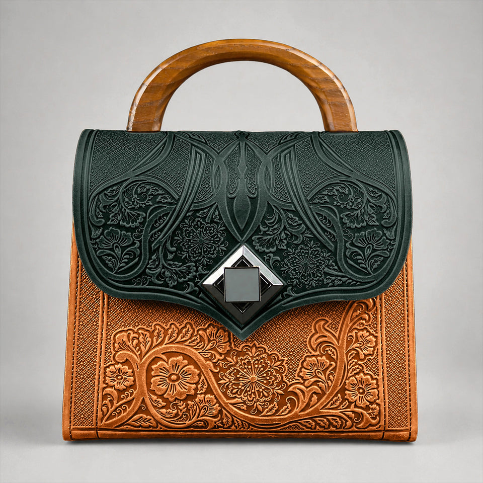 DIAMANTIS abyss green / cognac