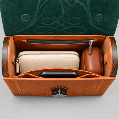 DIAMANTIS abyss green / cognac