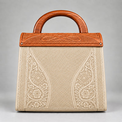 DIAMANTIS cognac / ivory