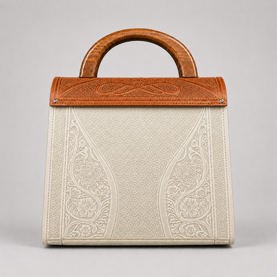 DIAMANTIS cognac / ivory
