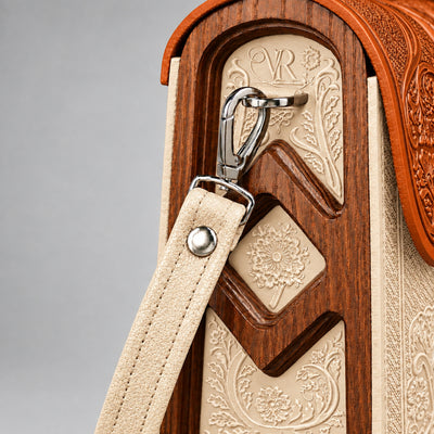 DIAMANTIS cognac / ivory