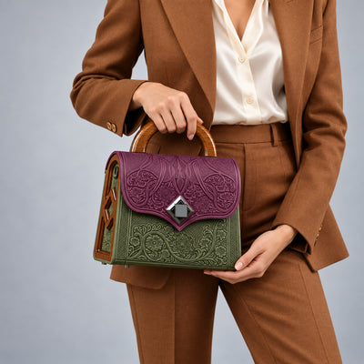 DIAMANTIS mulberry / olive