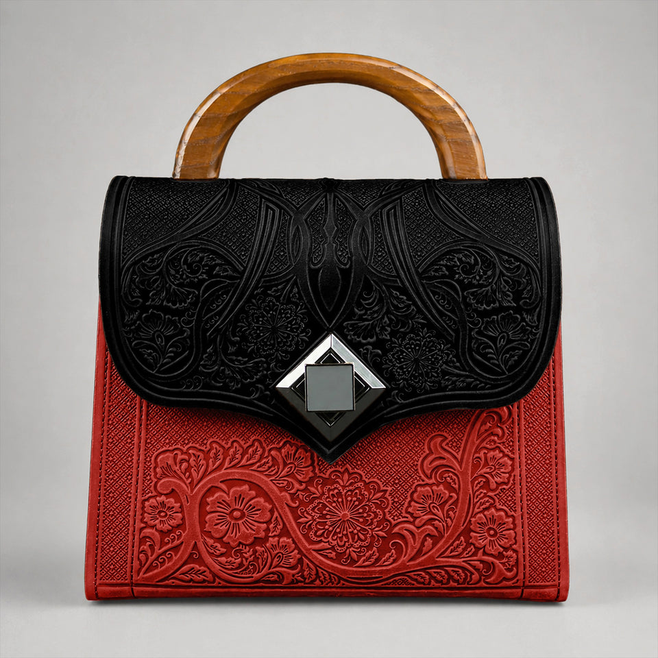 DIAMANTIS noir / scarlet