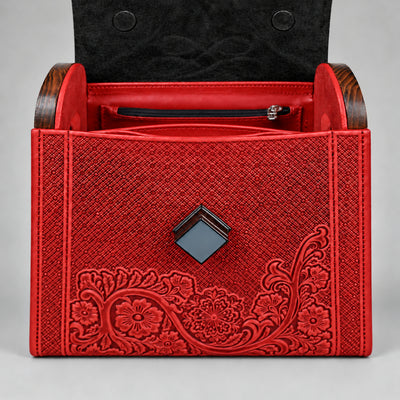 DIAMANTIS noir / scarlet