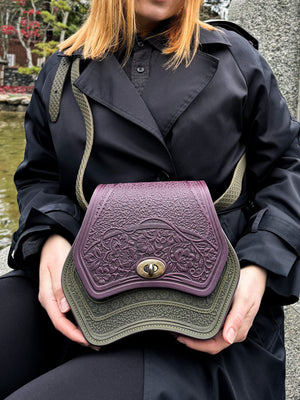 TULIPA purple/olive