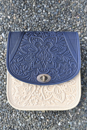 LILY blue/ivory
