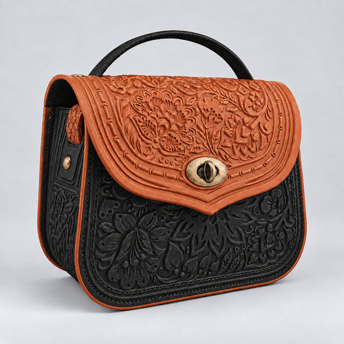 LOTUS cognac / noir