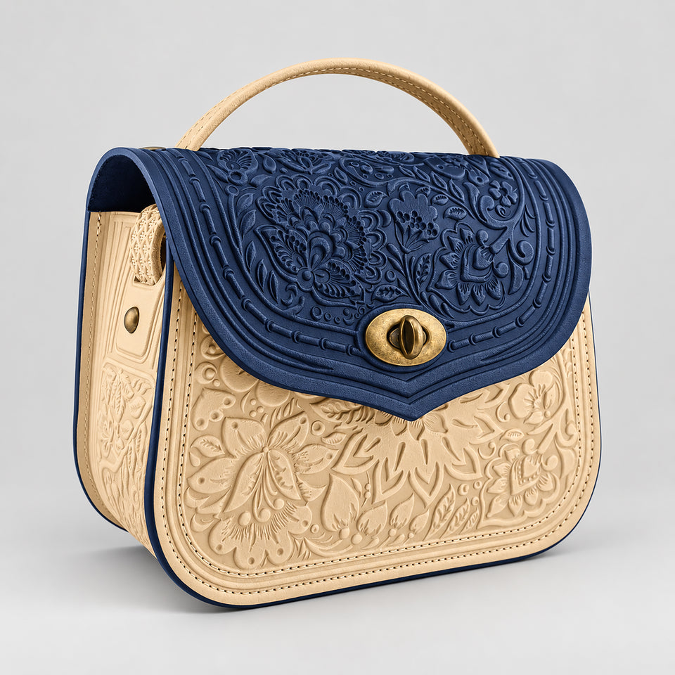 LOTUS navy / ivory