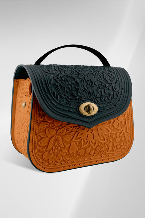 LOTUS abyss green / cognac