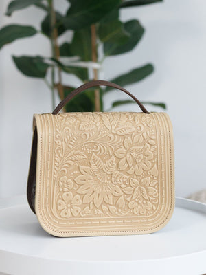 LOTUS ivory/brown