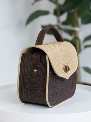 LOTUS ivory/brown