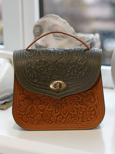LOTUS olive / russet