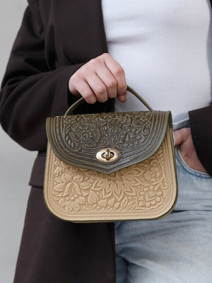 LOTUS olive/ivory
