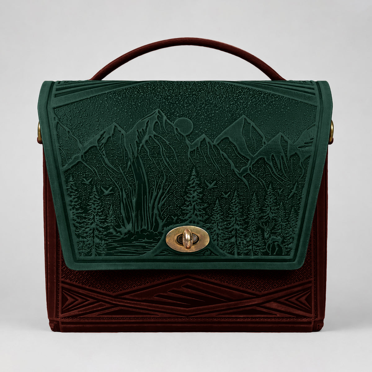 MONTIA abyss green / burgundy