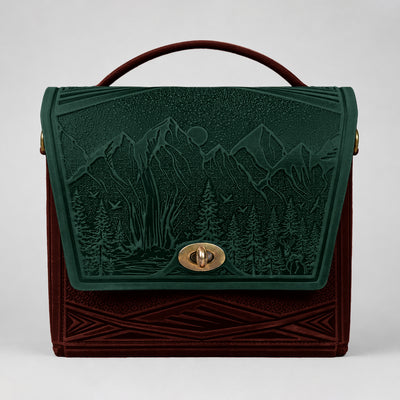 MONTIA abyss green / burgundy