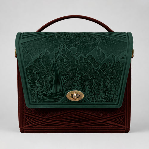 MONTIA abyss green / burgundy