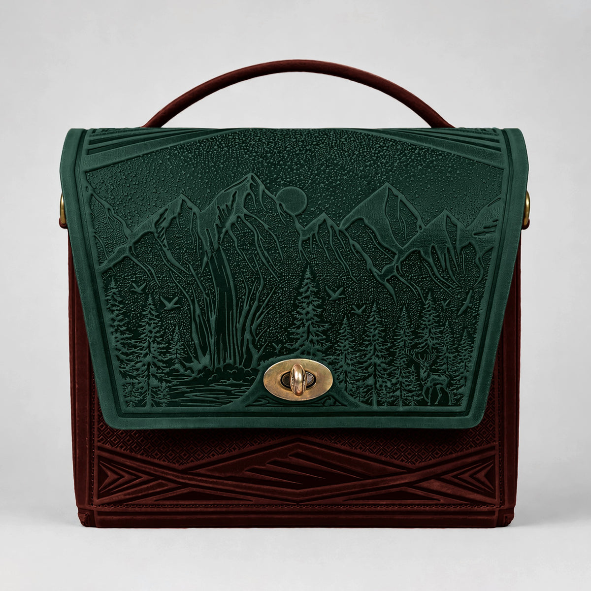 MONTIA abyss green / burgundy