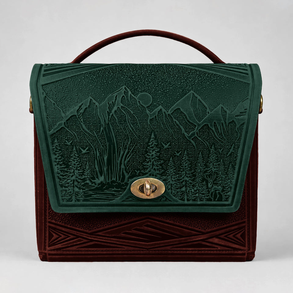 MONTIA abyss green / burgundy