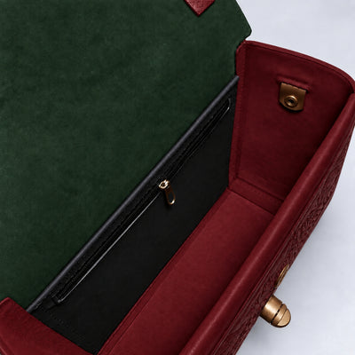MONTIA abyss green / burgundy