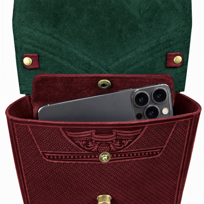 MONTIA abyss green / burgundy