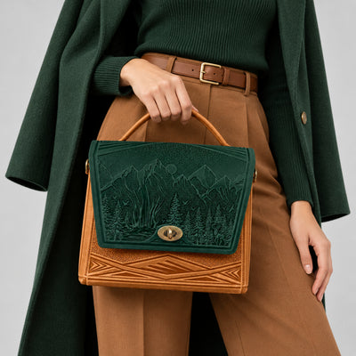 MONTIA abyss green / cognac