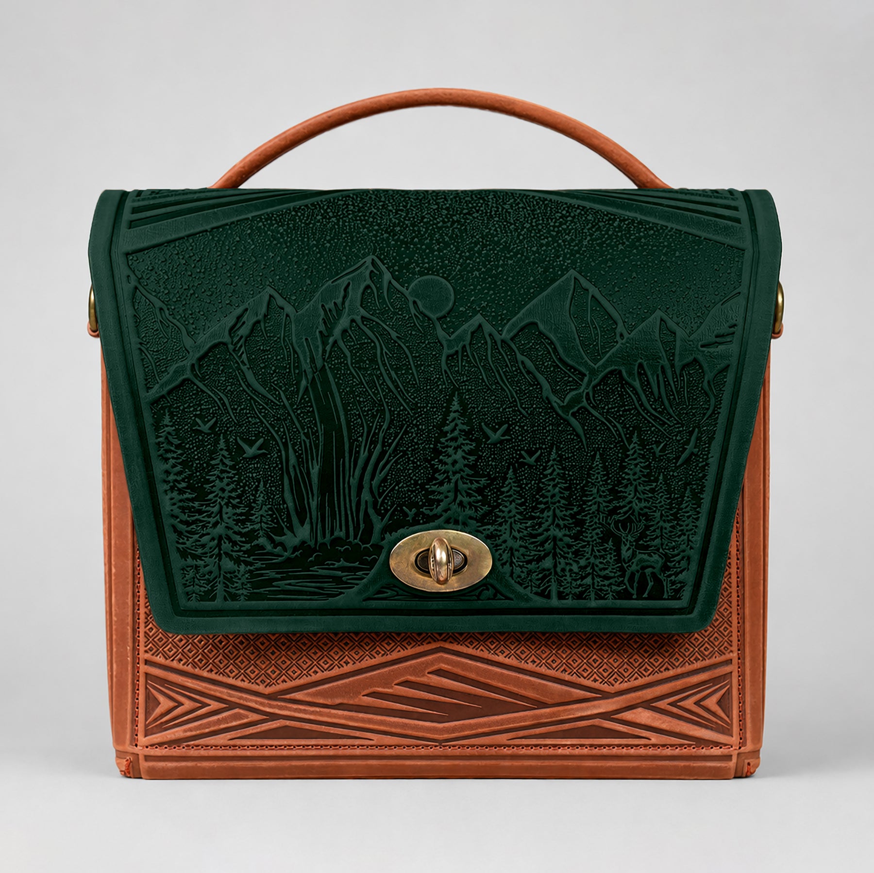 MONTIA abyss green / russet